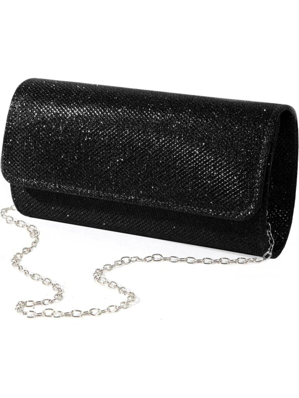 〽️Women's Black Sparkling Clutch Purse For Evening Wedding Party Handbags